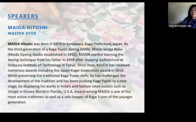 Kaga Yuzen – Colours of Japanese Elegance – A Talk with MAIDA Hitoshi